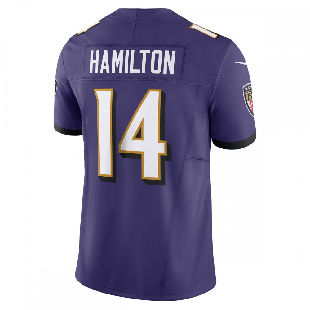 Kyle Hamilton Baltimore Ravens Nike Vapor F.U.S.E. Limited Jersey - Purple-Profan Arena